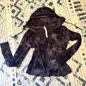 lululemon diamond dye hooded align jacket size 8